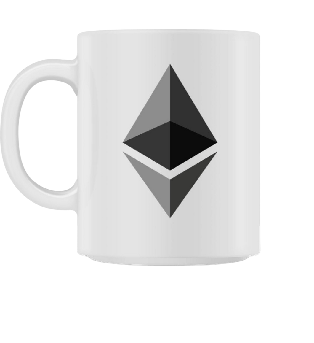 Ethereum Logo Tasse