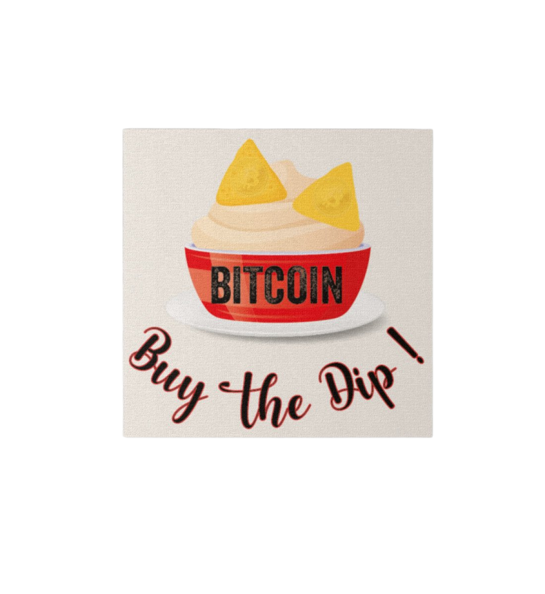 Bitcoin Buy the Dip Leinwand